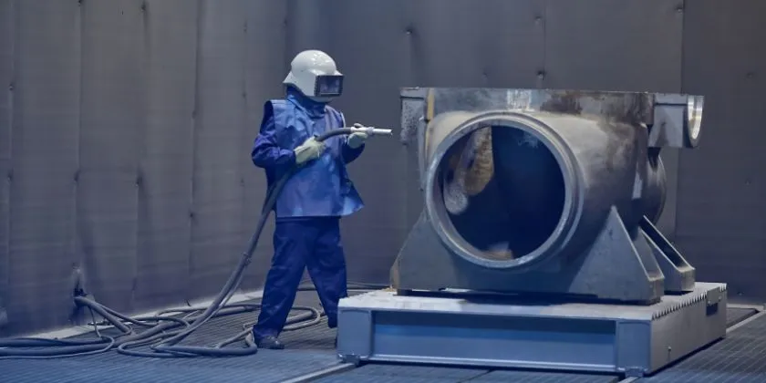 Professional sandblasting for industrial and commercial needs.